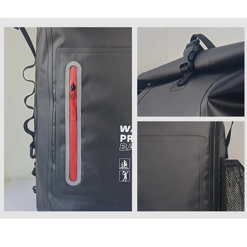 Wholesale 25L PVC Roll Top Dry Waterproof Bag for Outdoor Casual Activities Manufactured Backpack for Water Sports