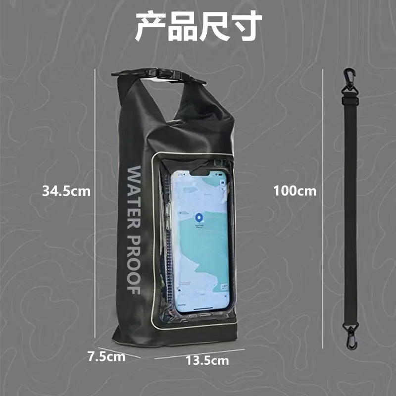 Sinodiving  Waterproof Bag Combines the Functionality of an Outdoor Crossbody Bag and a PVC Swimming