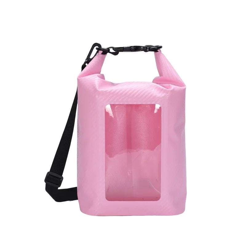 Sinodiving Custom Logo 2L Lightweight PVC 500D Waterproof Bag for Outdoor Adventures Camping & Rafting-Wholesale
