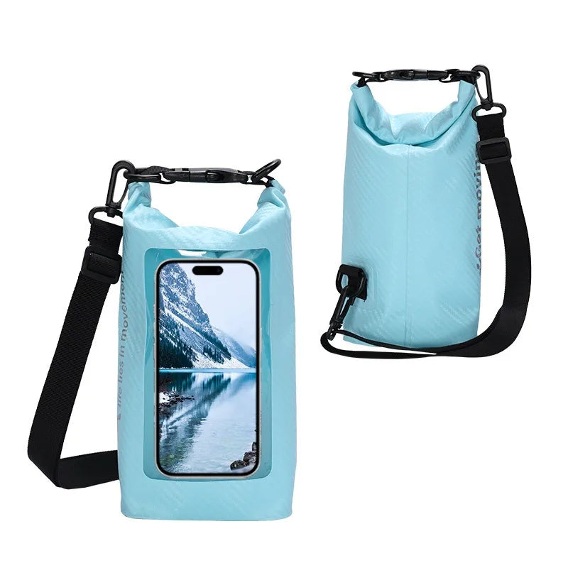 Sinodiving Custom Logo 2L Lightweight PVC 500D Waterproof Bag for Outdoor Adventures Camping & Rafting-Wholesale