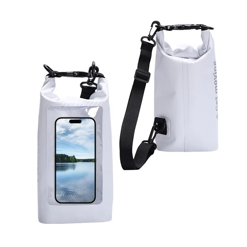 Sinodiving Custom Logo 2L Lightweight PVC 500D Waterproof Bag for Outdoor Adventures Camping & Rafting-Wholesale