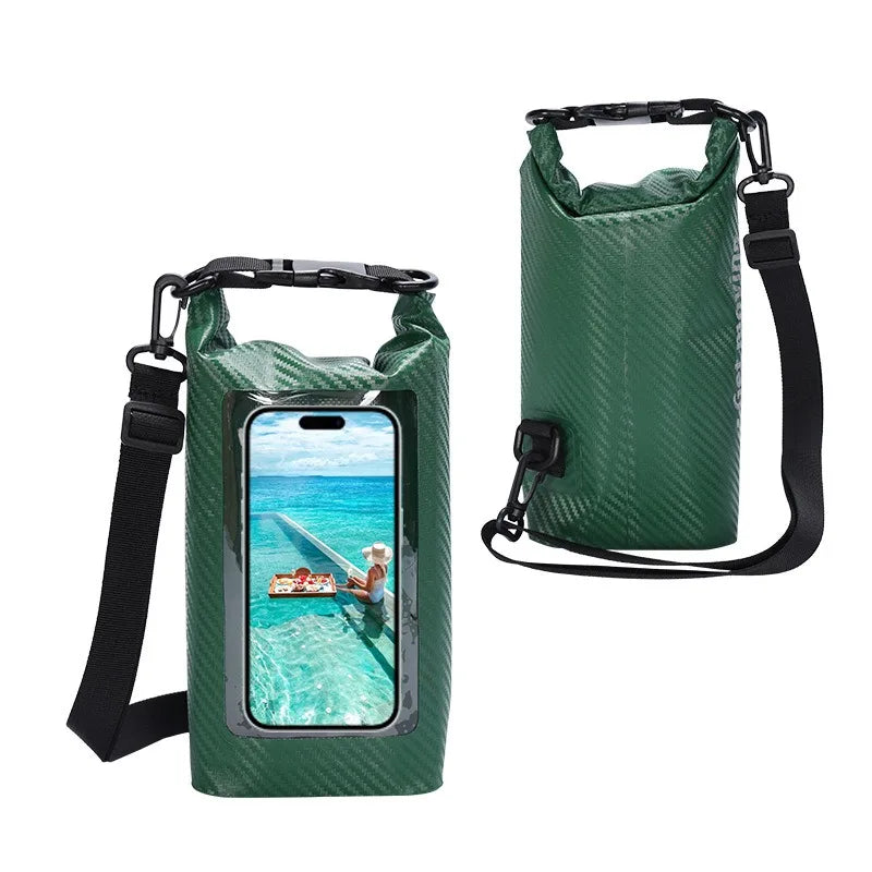 Sinodiving Custom Logo 2L Lightweight PVC 500D Waterproof Bag for Outdoor Adventures Camping & Rafting-Wholesale