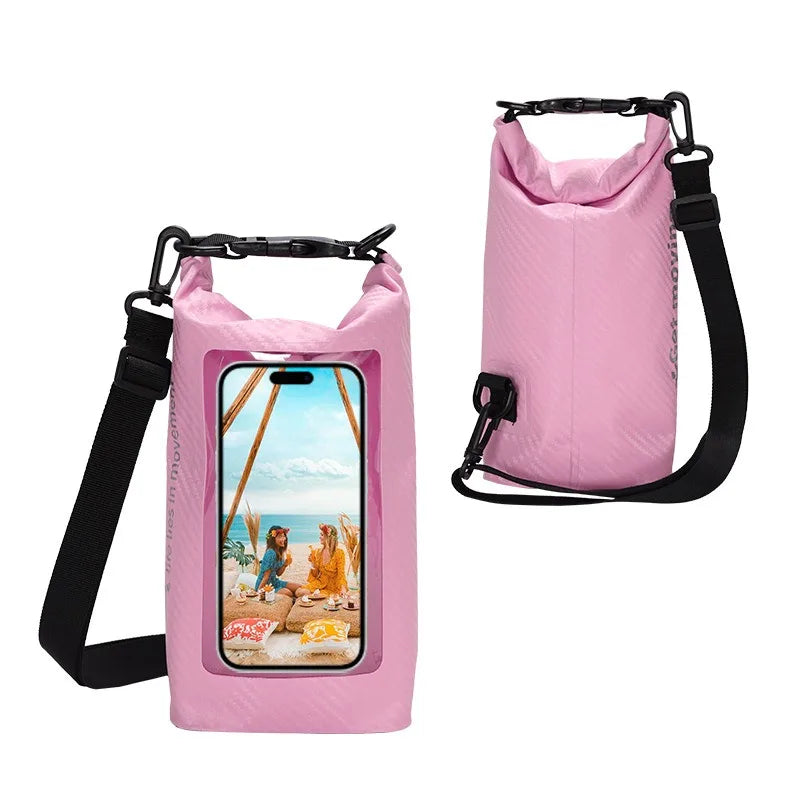 Sinodiving Custom Logo 2L Lightweight PVC 500D Waterproof Bag for Outdoor Adventures Camping & Rafting-Wholesale