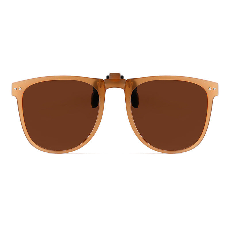 Foldable Polarized Sunglasses Clip UV-proof Fashionable Lightweight Folding Sunglasses Clip Slimming Folding Clip