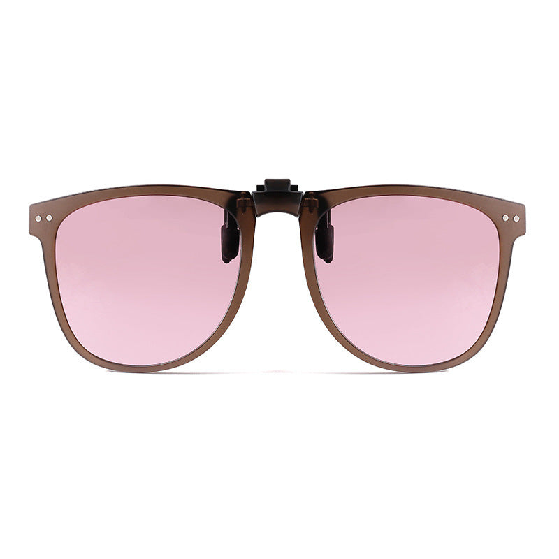 Foldable Polarized Sunglasses Clip UV-proof Fashionable Lightweight Folding Sunglasses Clip Slimming Folding Clip