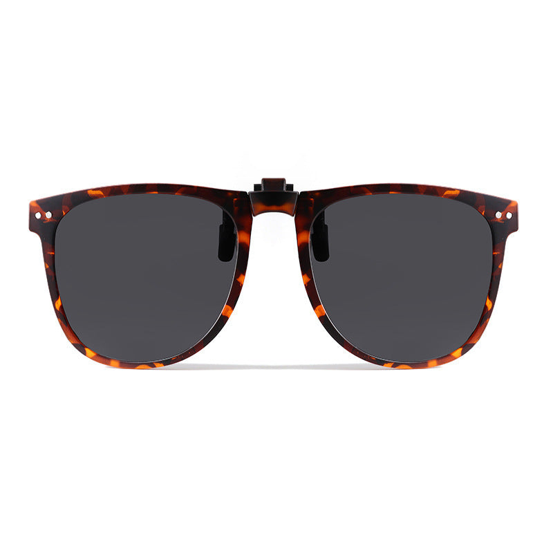 Foldable Polarized Sunglasses Clip UV-proof Fashionable Lightweight Folding Sunglasses Clip Slimming Folding Clip