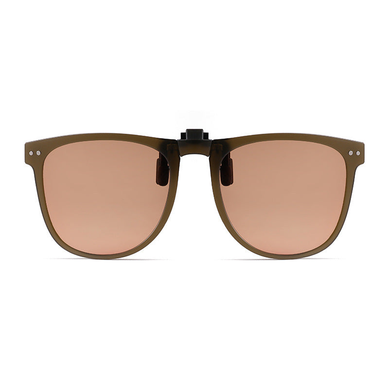 Foldable Polarized Sunglasses Clip UV-proof Fashionable Lightweight Folding Sunglasses Clip Slimming Folding Clip