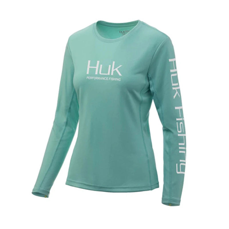 Fishing Shirts Performance Fishing Hoodie Women Summer Outdoor Sports Long Sleeve Fishing Clothing Uv Protection Jersey