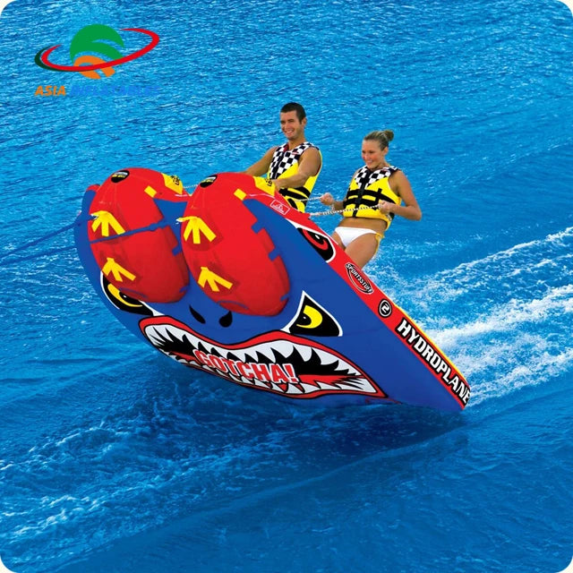 2 Person Inflatable Flying Jet Ski Boat Towable Water Ski Tube For Sale