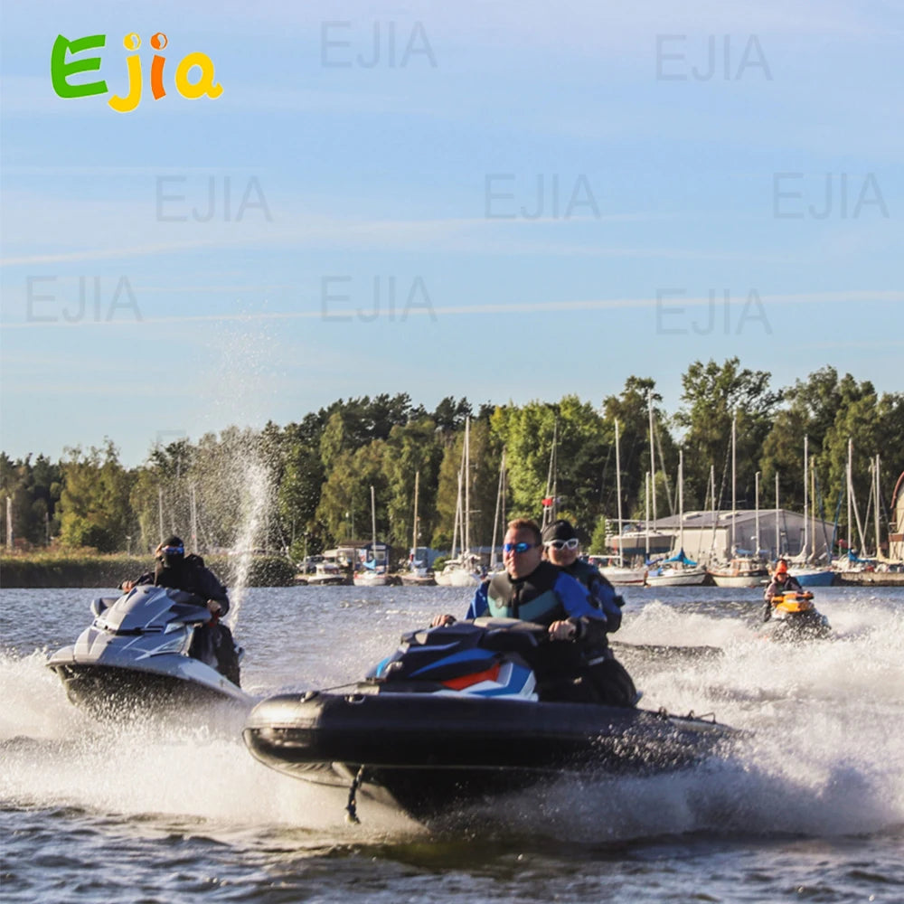 US Stock Pop Sale Inflatable Jet Ski U-shaped Rib Inflatable Motorboat Rib Pontoon Ski Water Safety For Jet Ski