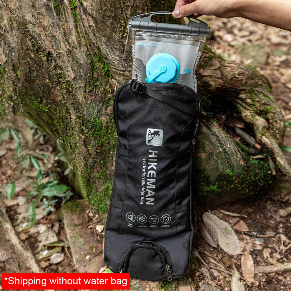 Insulated Cooler Bag Fits 1-2L & 2-3L Water Bladders Water Resistant Hydration Bladder Insulation Sleeve for Camping Skiing