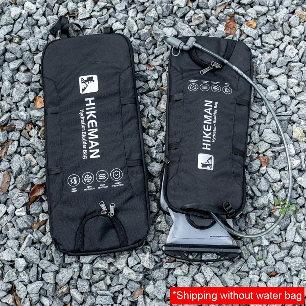 Insulated Cooler Bag Fits 1-2L & 2-3L Water Bladders Water Resistant Hydration Bladder Insulation Sleeve for Camping Skiing