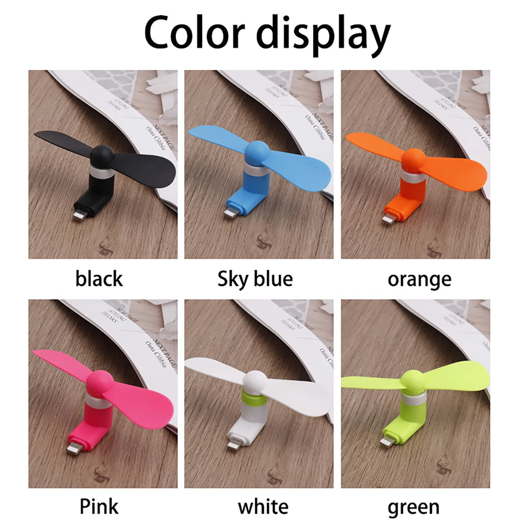Portable Mini Cell Phone Fan