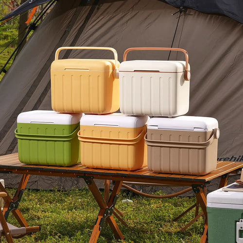 6L Insulated Ice Chest Multipurpose Outdoor Hard Cooler for Camping Picnic Beach Drink Beverage Fishing