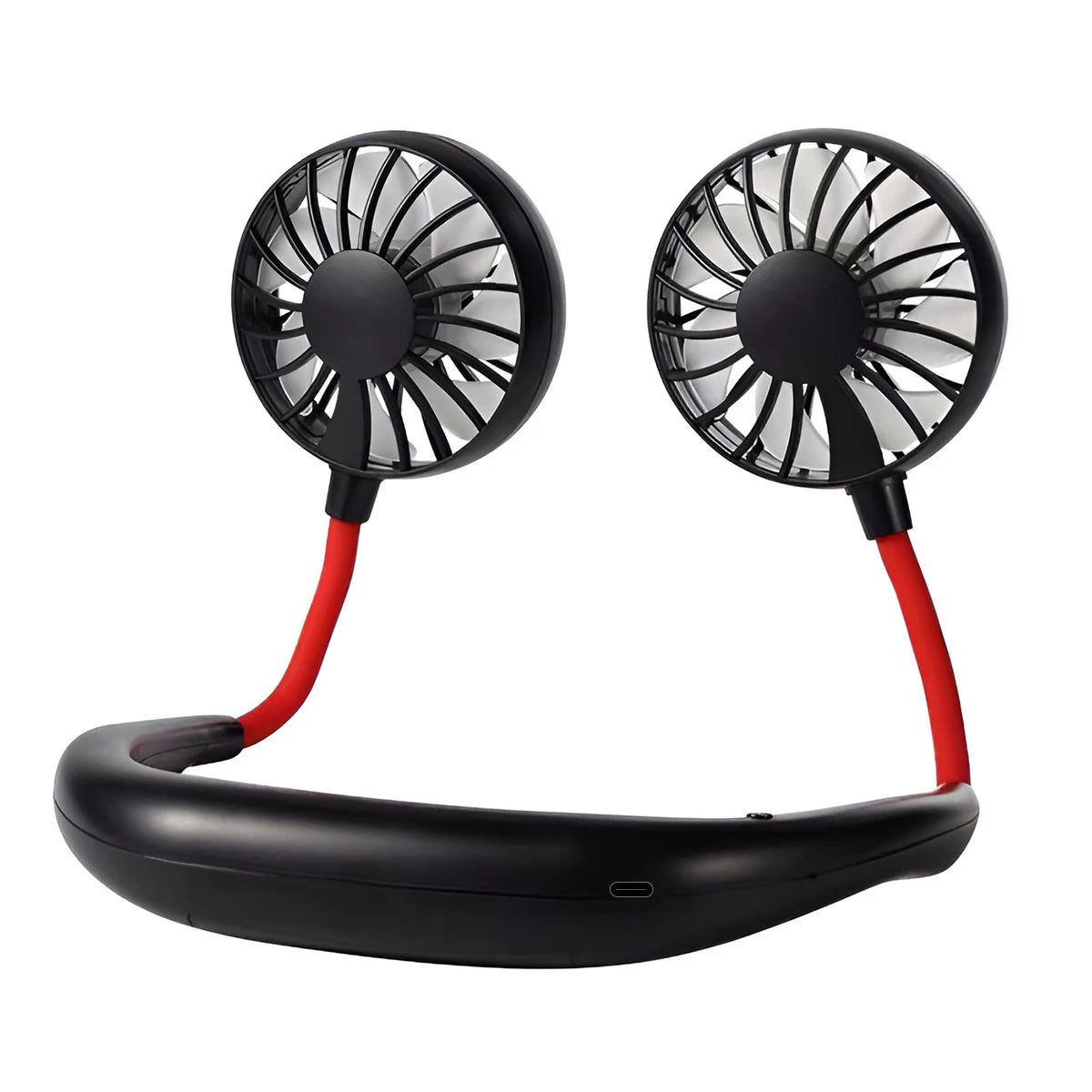 Neck Fan Rechargeable 1200mAh 3 Speeds Portable Personal Cooling Fan for Outdoor