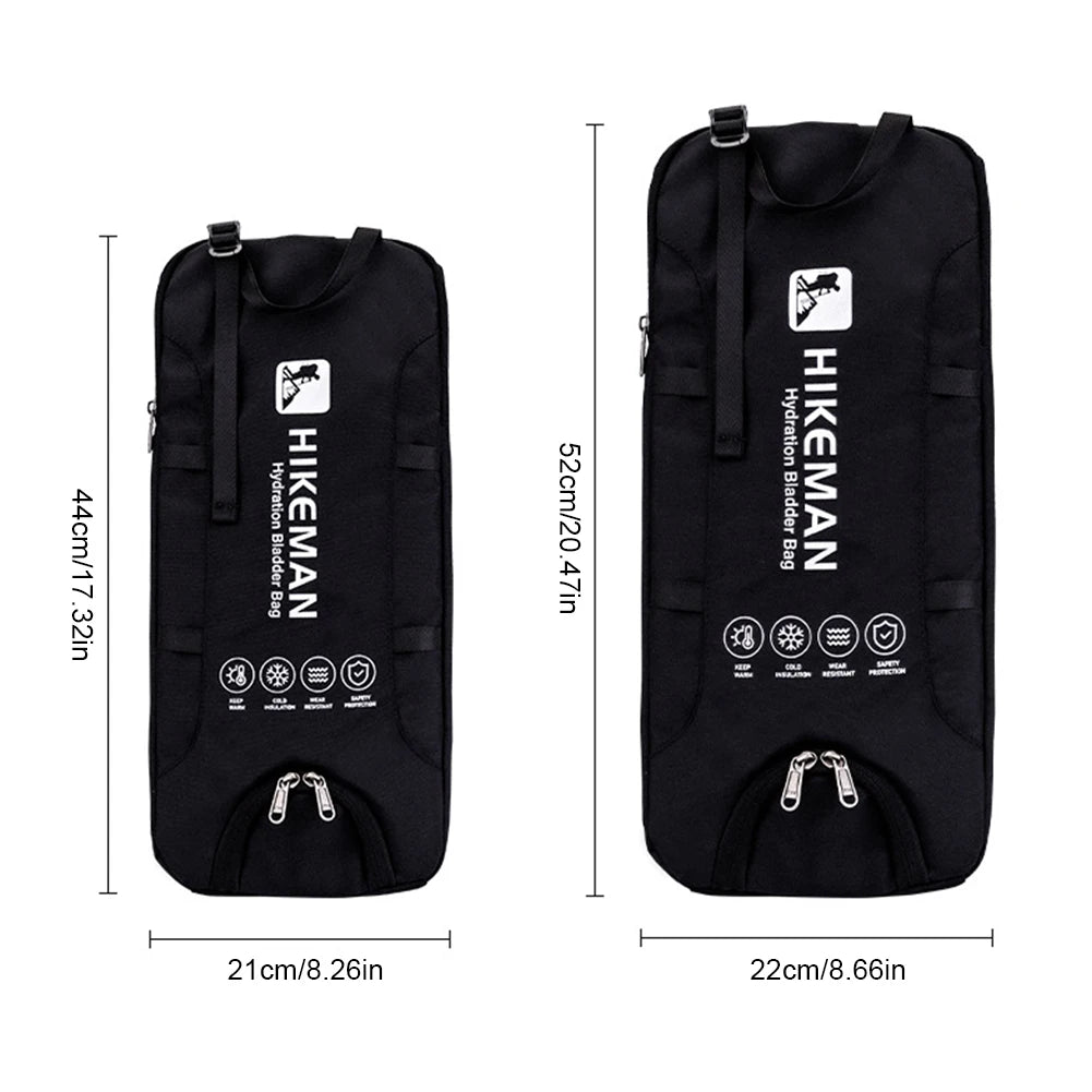 Insulated Cooler Bag Fits 1-2L & 2-3L Water Bladders Water Resistant Hydration Bladder Insulation Sleeve for Camping Skiing