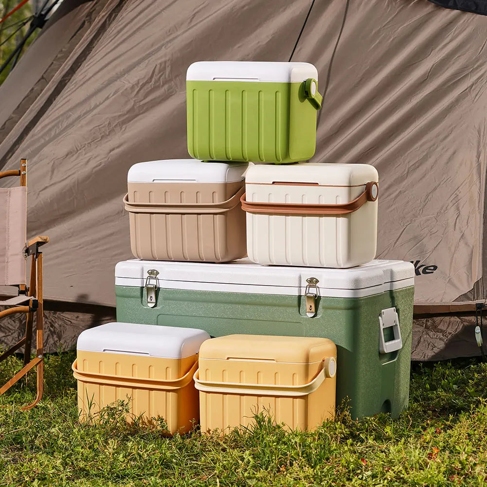 6L Insulated Ice Chest Multipurpose Outdoor Hard Cooler for Camping Picnic Beach Drink Beverage Fishing
