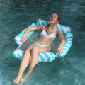 1PC Inflatable Pool Floats, floating pool raft and lounger, 4-in-1 Multifunctional Pool Raft, for Holiday Fun and Relaxation