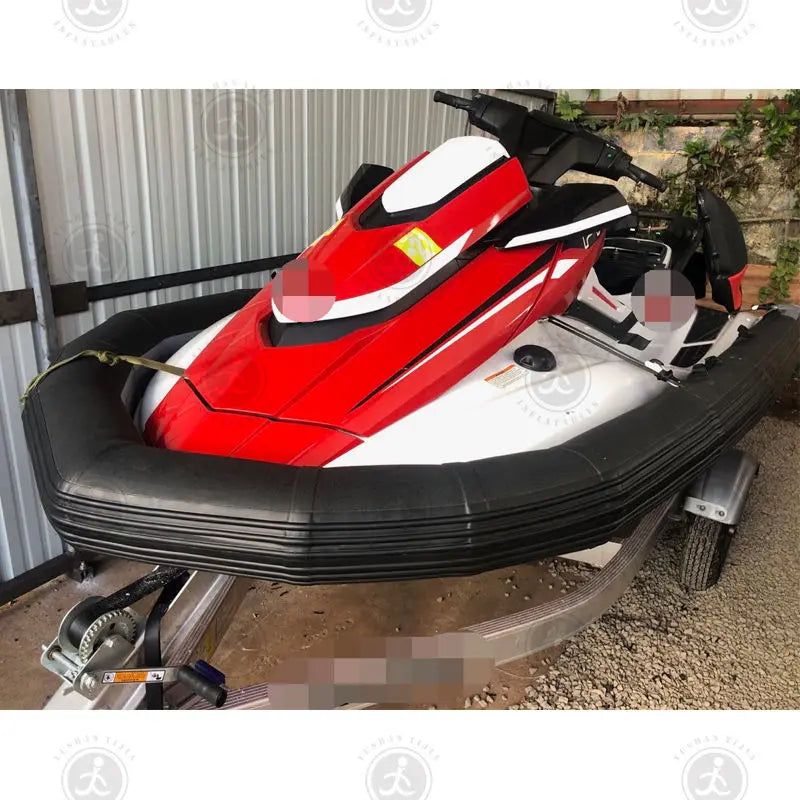 US Stock Pop Sale Inflatable Jet Ski U-shaped Rib Inflatable Motorboat Rib Pontoon Ski Water Safety For Jet Ski